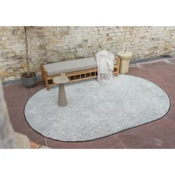 Eva Interior ovaal buitenkleed Dahl zwart - 230 x 160 cm Sale