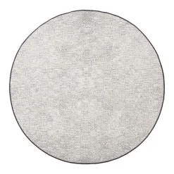 Eva Interior rond buitenkleed Dahl zwart - 200 x 200 cm Discount