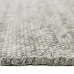 Eva Interior Rond vloerkleed wol Antraciet - Cobble Stone - 180 x 180 cm Clearance