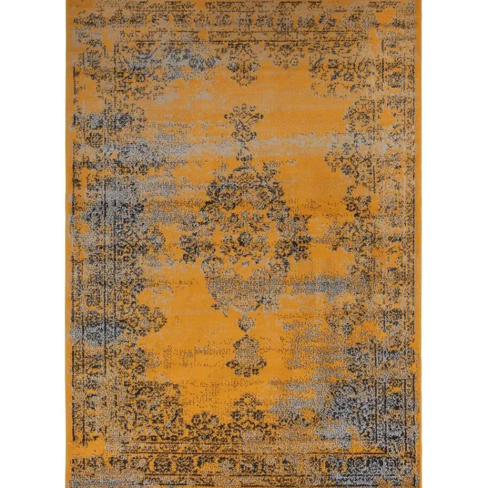 Eva Interior vintage Vloerkleed Bloom Geel - 270 x 185 cm Best