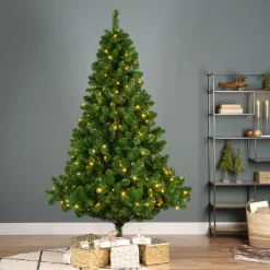 Everlands Kunst Kerstboom met verlichting - 210 cm Online