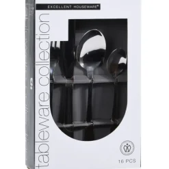 Excellent Houseware Bestekset - 16-delig - zilver - RVS Discount