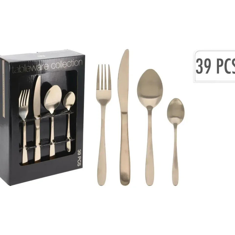 Excellent Houseware Bestekset - 39-delig - zilver - RVS - 6 personen Online