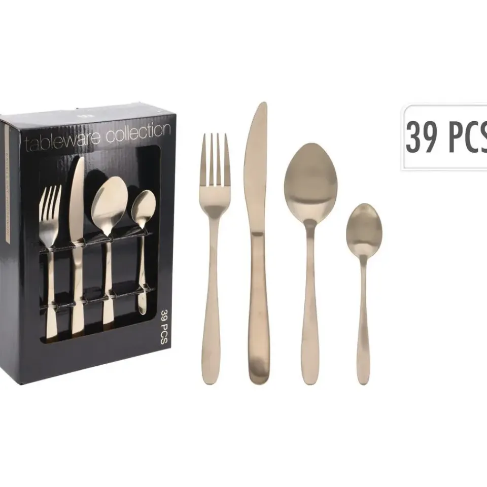 Excellent Houseware Bestekset - 39-delig - zilver - RVS - 6 personen Online