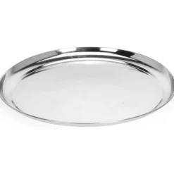 Excellent Houseware Dienblad/serveerblad Silver Circle - rvs - D33 Online