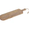 Excellent Houseware Serveerplank - 15 x 49 cm - hout - borrel Hot