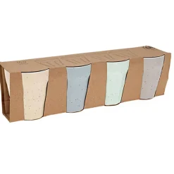 Excellent Houseware Thee/koffie mokken - 4x - porselein - 250 ml Outlet