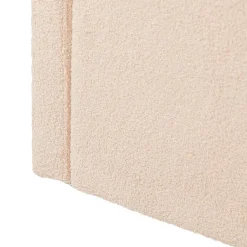 Beliani EYBURIE - Slaapbank - Perzik - 90 x 200 cm - Bouclé Outlet