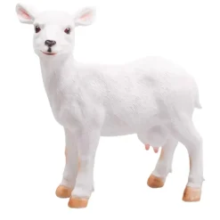 Farmwood Animals Farmwood Geitje tuin beeldje - binnen/buiten - 28 x 10 x 32 cm Outlet