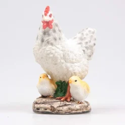 Farmwood Animals Farmwood Kip tuin beeldje - binnen/buiten - 15 x 10 x 20 cm Best