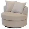 Giga Meubel Fauteuil Beige Stof - Zithoogte 45cm - Thony Luxe New