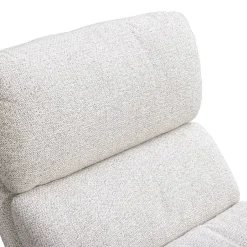 Leen Bakker Fauteuil Bobbi incl. hocker - greige Outlet