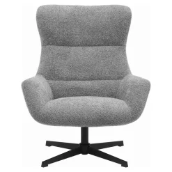 House Nordic Fauteuil Draaibaar - Donkergrijs Stof - 89x80x101cm - Bescia New