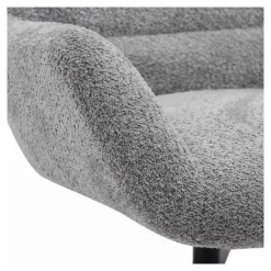 House Nordic Fauteuil Draaibaar - Donkergrijs Stof - 89x80x101cm - Bescia New