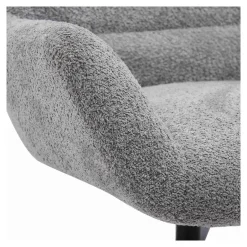 House Nordic Fauteuil Draaibaar - Donkergrijs Stof - 89x80x101cm - Bescia New