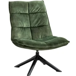 HomeMixx Fauteuil Lucas - Velvet Mosgroen Outlet