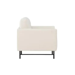 Fjôrd Fauteuil Wit Stof - 86x87x68cm - Sky Best