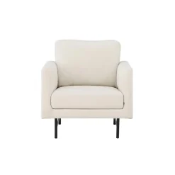 Fjôrd Fauteuil Wit Stof - 86x87x68cm - Sky Best