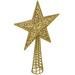 Feeric lights & Christmas Feeric Christmas Kerst piek - ster - goud - kunststof - 37,5 cm Sale
