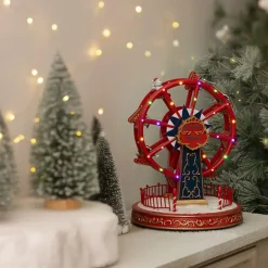 Feeric lights & Christmas Kerstdorp - reuzenrad met muziek Outlet