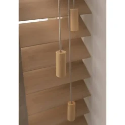 Fenstr bamboe jaloezie Tahiti 65mm - licht eiken (25951) Outlet