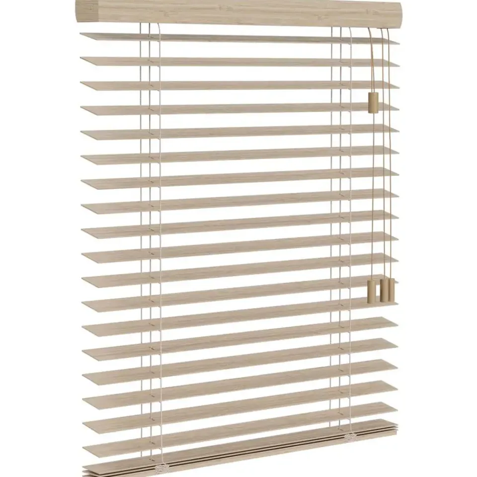 Fenstr bamboe jaloezie Tahiti 65mm - licht eiken (25951) Outlet