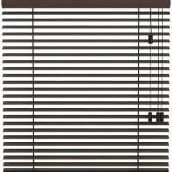 Fenstr bamboe jaloezie Tahiti 50mm - zwartbruin (15901) Online