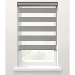 Fenstr Duo rolgordijn Nice lichtdoorlatend - 20091 grijs Clearance