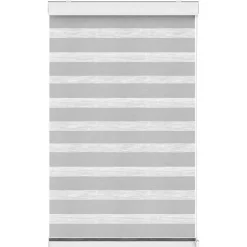 Fenstr duo-rolgordijn lichtgrijs - 90x240 cm Best