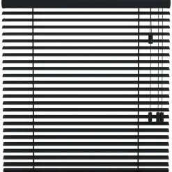 Fenstr houten jaloezie Kopenhagen 50mm - zwart (15015) New