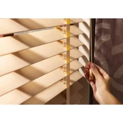 Fenstr houten jaloezie Oslo 50mm - licht eiken (25952) New