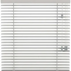 Fenstr houten jaloezie Praag 50mm - lichtgrijs (20019) Discount