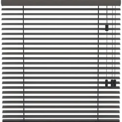 Fenstr houten jaloezie Praag 50mm - antraciet (20710) New