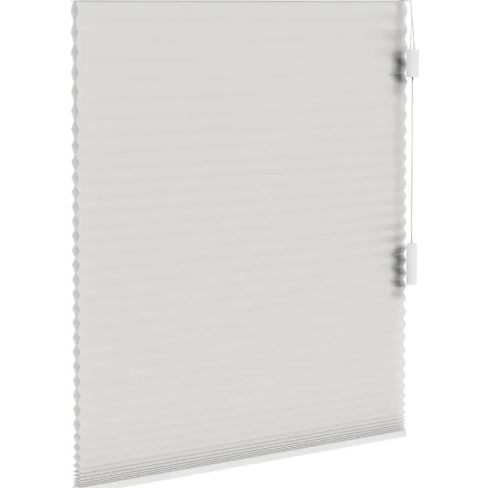 Fenstr plisségordijn Boston dubbel 25mm lichtdoorlatend - off-white (10716)