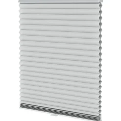 Fenstr plisségordijn Chicago dubbel 45mm lichtdoorlatend - lichtgrijs (20033) Sale