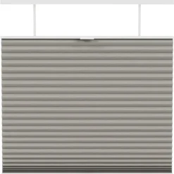 Fenstr plisségordijn Chicago dubbel 45mm verduisterend - taupe (30027) Discount