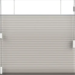 Fenstr plisségordijn Montreal dubbel 25mm lichtdoorlatend - taupe (30019) New