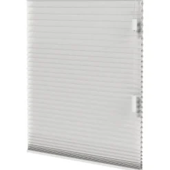 Fenstr plisségordijn Montreal dubbel 25mm verduisterend - wit (10329) Online