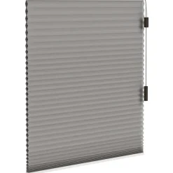 Fenstr plisségordijn Toronto dubbel 25mm lichtdoorlatend - taupe (30018) New