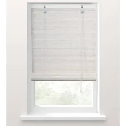 Fenstr Rolgordijn bamboe wit - 75x180cm Clearance