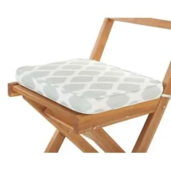 Beliani FIJI - Bistroset voor 2 - Lichte houtkleur /Groen - Acaciahout Best