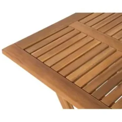 Beliani FIJI - Bistroset voor 2 - Lichte houtkleur /Groen - Acaciahout Best