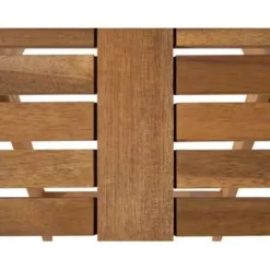 Beliani FIJI - Bistroset voor 2 - Lichte houtkleur /Groen - Acaciahout Best