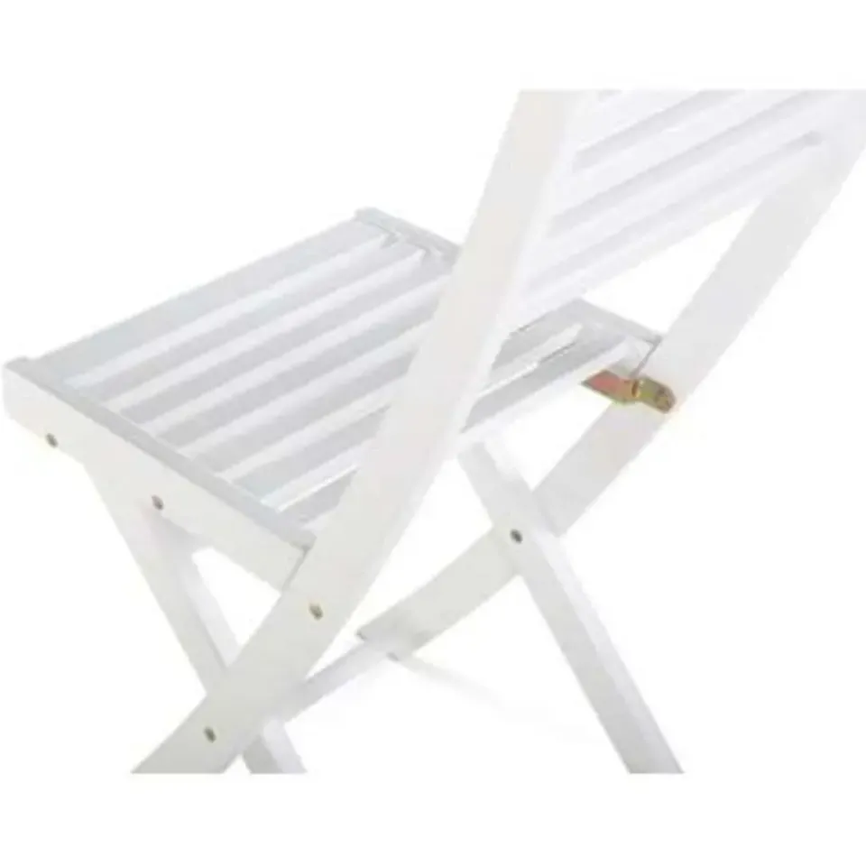 Beliani FIJI - Bistroset voor 2 - Wit - Acaciahout Discount