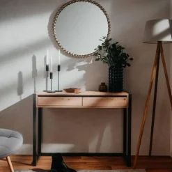 Finori - Wandtafel - Multikleur - Bewerkt hout New