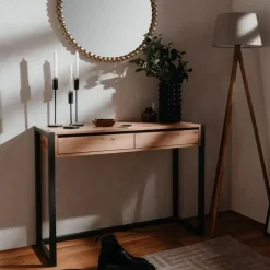 Finori - Wandtafel - Multikleur - Bewerkt hout New