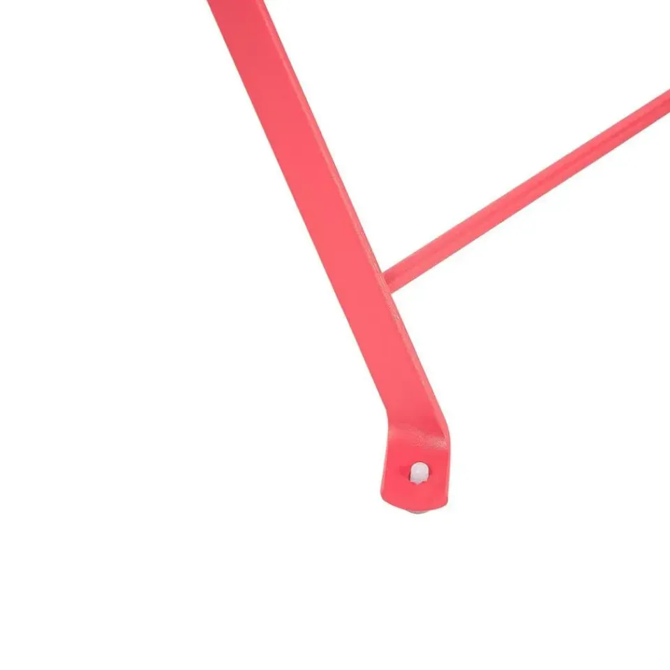 Beliani FIORI - Bistroset voor 2 - Rood - Staal Discount