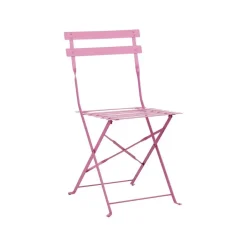 Beliani FIORI - Bistroset voor 2 - Roze - Staal Outlet