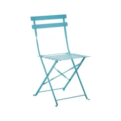 Beliani FIORI - Bistroset voor 2 - Zeeblauw - Staal Sale