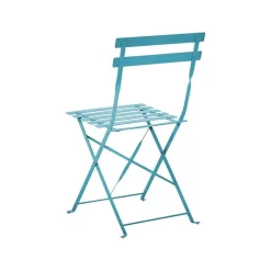 Beliani FIORI - Bistroset voor 2 - Zeeblauw - Staal Sale